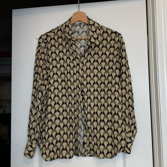 Mango Geometric Print shirt - Picture 4 of 4